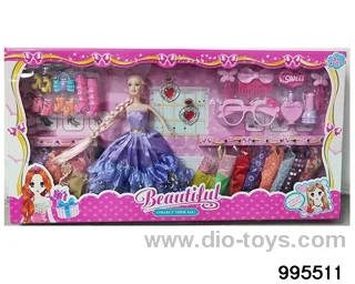 Barbie doll suit in window box