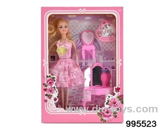 Barbie doll suit in window box