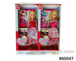 Barbie doll suit in window box