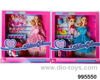 Barbie doll suit in window box