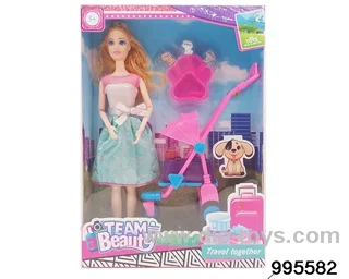 Barbie doll suit in window box