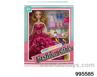 Barbie doll suit in window box