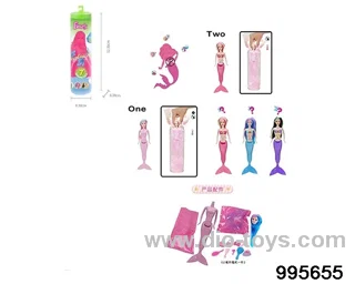 Barbie doll suit in bottle