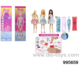Barbie doll suit in bottle
