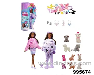 Barbie doll suit in bottle