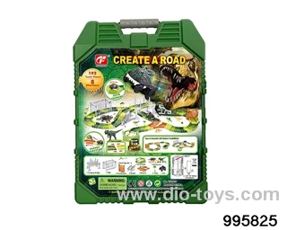 Electric dinosaur track in 192PCS Hand box