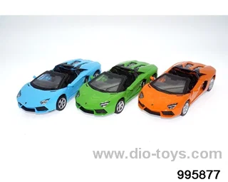 1:43 Lamborghini Aventador LP700-4 Roadster（open) in window box