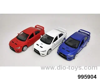 1:41 Mitsubishi-lancer-evolution in window box