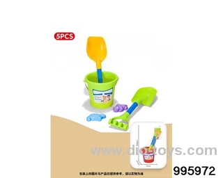 Beach toys in 5pcs Net bag