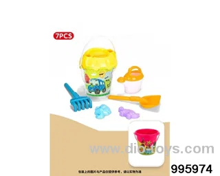 Beach toys in 7pcs Hangtag