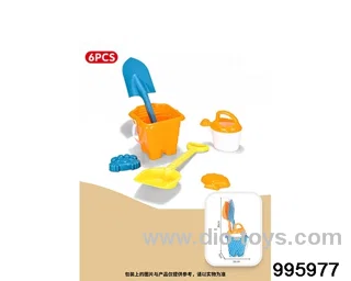 Beach toys in 6pcs Net bag