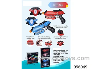Combat gun (one gun+one receiver) in color box