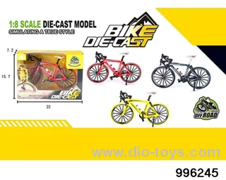 Alloy curved handle road bicycle in window box