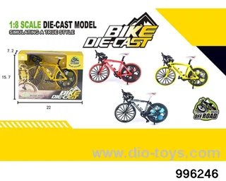 Alloy curved road bicycle with rest frame and closed wheel in window box
