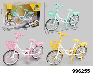 Alloy women's bicycle Alloy women's bicycle in window box