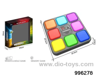 Four-in-one memory game machine (square) in display box