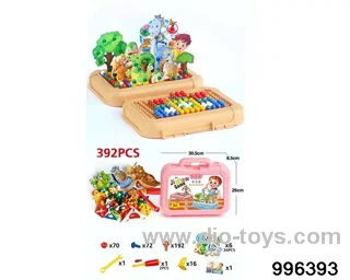 Mix and match two kinds of mushroom nails in Dinosaur Paradise (391 PCS) in Plastic film