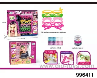 DIY jewelry glasses suit in display box