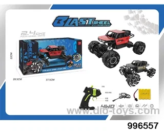 1:16 explosive wheel large climbing alloy off-road vehicle (2.4G power pack) in window box