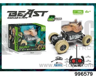 Animal climbing car in window box