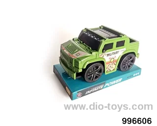 Q plate camouflage inertial car in PVC cover