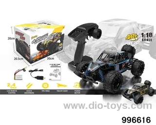 1:18 full scale 4WD remote control high-speed off-road vehicle in box