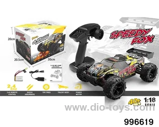 1:18 full scale 4WD remote control high-speed semi-truck in box