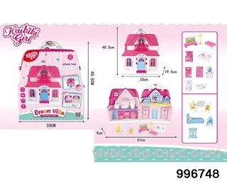 Cabbie girl portable house big suit in color box