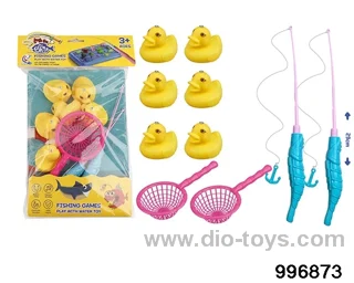 Duck fishing in PVC bag