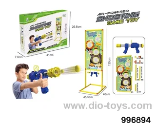 Single-air air gun 12 bullets+hit me duck target in color box