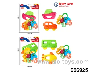 Baby ring gum in 6pcs PP bag with header