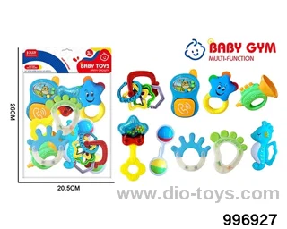 Baby ring gum in 13pcs PP bag with header