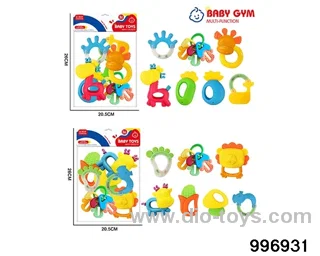 Baby ring gum in 10pcs PP bag with header