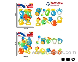 Baby ring gum in 10pcs PP bag with header