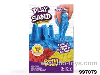 DIY sand play set in color box