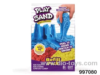 DIY sand play set in color box