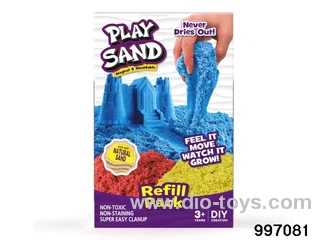DIY sand play set in color box