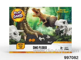 space sand play set in color box