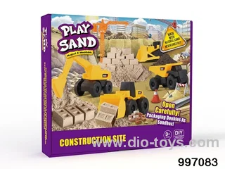 space sand play set in color box