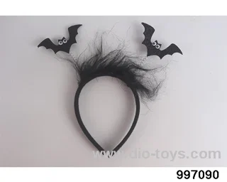 Halloween bat head buckle in opp bag
