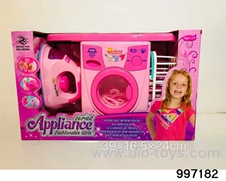 Electric water washing machine combination in display box