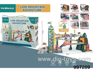 lion mountain adventure with 4 pcs car