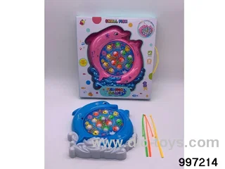 fishing toys set in window box