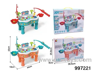 fishing toys set in color box
