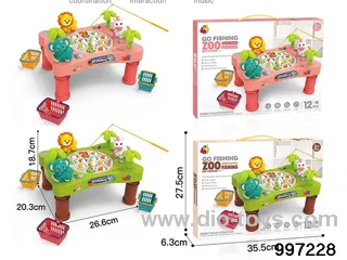 fishing toys set in color box