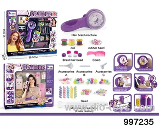DIY hair editing suit in display box