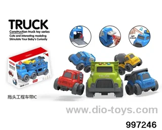 Tractor engineering vehicle with IC in display box