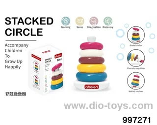 Rainbow fold in color box