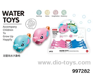 Elephant water gun/6pcs in display box