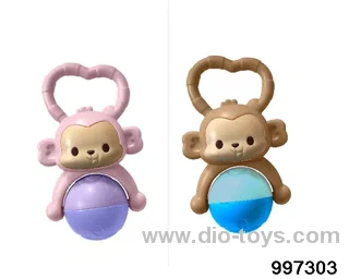 Baby monkey rings the bell in blister